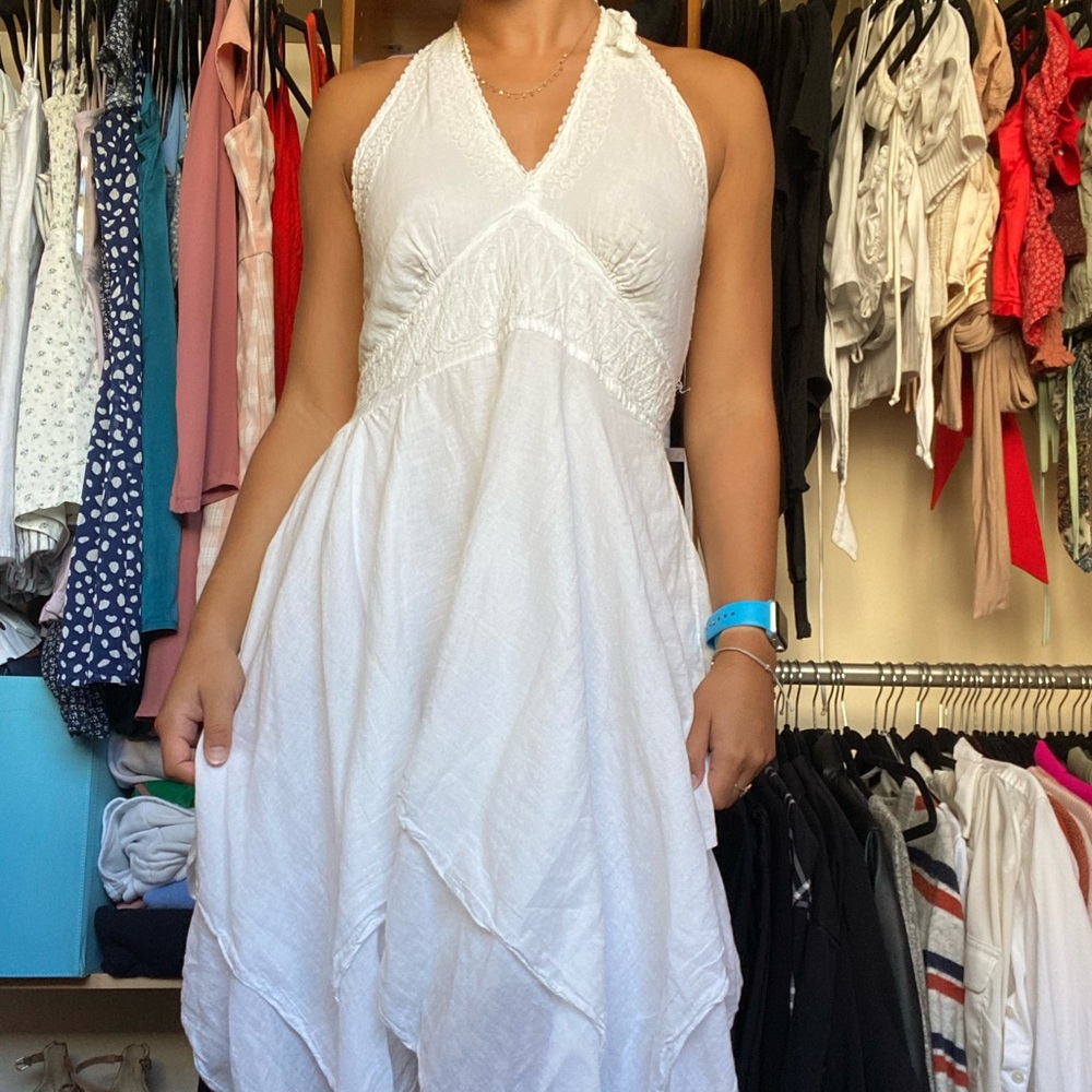 White sundress XS